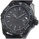 Shop Authentic Tag Heuer Aquaracer 300 Swiss Limited Edition Black Dial Black Nylon Strap Watch for Men - WAY218B.FC6364 - Luxxuri