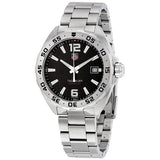  Shop Authentic Tag Heuer Formula 1 Stainless Steel 41mm Black Dial Silver Steel Strap Watch for Men - WAZ1112.BA0875 - Luxxuri