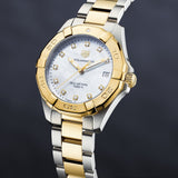  Shop Authentic Tag Heuer Aquaracer White Mother of Pearl Dial Watch for Women - WBD1322.BB0320 - Luxxuri