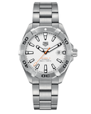  Shop Authentic Tag Heuer Aquaracer Automatic White Dial Silver Steel Strap Watch for Men - WBD2111.BA0928 - Luxxuri