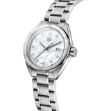  Shop Authentic Tag Heuer Formula 1 Diamonds Mother Of Pearl White Dial Silver Steel Strap Watch for Women - WBJ1419.BA0664 - Luxxuri