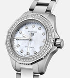  Shop Authentic Tag Heuer Aquaracer Professional 200 Quartz Diamond Mother of Pearl Dial Silver Steel Strap Watch for Women - WBP1417.BA0622 - Luxxuri