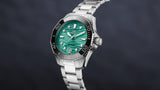  Shop Authentic Tag Heuer Aquaracer Professional 300 Automatic Diamonds Green Dial Silver Steel Strap Watch for Women - WBP231K.BA0618 - Luxxuri