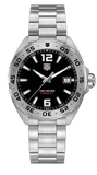  Shop Authentic Tag Heuer Formula 1 Stainless Steel 41mm Black Dial Silver Steel Strap Watch for Men - WAZ1112.BA0875 - Luxxuri