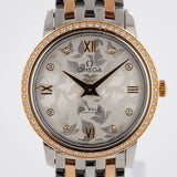  Shop Authentic Omega De Ville Prestige Quartz Diamonds Silver Dial Two Tone Steel Strap Watch for Women - 424.25.27.60.52.001 - Luxxuri