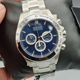  Shop Authentic Hugo Boss Ikon Blue Dial Silver Steel Strap Watch for Men - 1512963 - Luxxuri