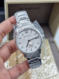  Shop Authentic Burberry The Classic Silver Dial Silver Steel Strap Watch for Men - BU10004 - Luxxuri