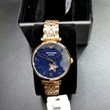  Shop Authentic Emporio Armani Meccanico Crystals Black Dial Rose Gold Steel Strap Watch For Women - AR60043 - Luxxuri