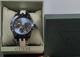  Shop Authentic Guess Odyssey Quartz Blue Dial Gunmetal Steel Strap Watch For Men - W1107G5 - Luxxuri