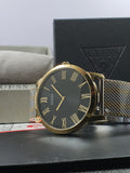  Shop Authentic Guess Richmond Quartz Black Dial Two Tone Mesh Bracelet Watch For Women - W1179G2 - Luxxuri