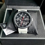  Shop Authentic Hugo Boss Velocity Black Dial White Rubber Strap Watch for Men - 1513718 - Luxxuri