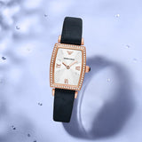  Shop Authentic Emporio Armani Gianni T Bar Crystals Silver Dial Blue Leather Strap Watch For Women - AR11469 - Luxxuri