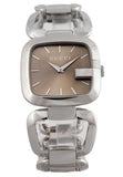  Shop Authentic Gucci G Gucci Brown Dial Silver Steel Strap Watch For Women - YA125507 - Luxxuri