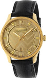 Shop Authentic Gucci Eryx Automatic Chevron Gold Dial Black Leather Strap Watch For Men - YA126340 - Luxxuri