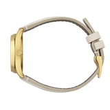  Shop Authentic Gucci G Timeless Quartz White Dial White Leather Strap Watch For Women - YA126580A - Luxxuri