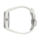  Shop Authentic Gucci Dive Automatic Transparent Dial White Rubber Strap Watch For Men - YA136343 - Luxxuri