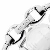  Shop Authentic Gucci Horsebit Collection Quartz Brown Dial Silver Steel Strap Watch For Women - YA139501 - Luxxuri