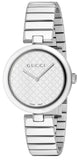  Shop Authentic Gucci Diamantissima Quartz White Dial Silver Steel Strap Watch For Women - YA141402 - Luxxuri