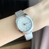  Shop Authentic Gucci G Frame Quartz Diamonds Silver Dial Silver Steel Strap Watch For Women - YA142504 - Luxxuri