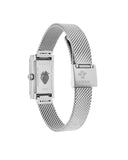  Shop Authentic Gucci G Frame Quartz Diamonds Green & Red Mother of Pearl Dial Silver Mesh Bracelet Watch For Women - YA147510 - Luxxuri