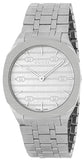  Shop Authentic Gucci 25H Quartz Silver Dial Silver Steel Strap Watch For Women - YA163402 - Luxxuri