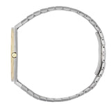  Shop Authentic Gucci 25H Quartz Gold Dial Silver Steel Strap Watch for Women - YA163403 - Luxxuri