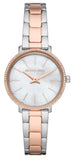  Shop Authentic Michael Kors Pyper Quartz Mother of Pearl White Dial Two Tone Steel Strap Watch For Women - MK1066 - Luxxuri
