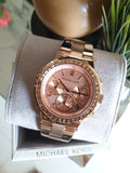  Shop Authentic Michael Kors Dylan Rose Gold Rose Gold Steel Strap Watch for Women - MK5586 - Luxxuri