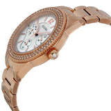  Shop Authentic Bulova Crystal Silver Dial Rose Gold Steel Strap Watch for Women - 97N101 - Luxxuri