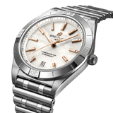 Shop Authentic Breitling Chronomat 36 Mother of Pearl Dial Silver Steel Strap Watch for Women - A10380101A4A1 - Luxxuri