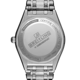  Shop Authentic Breitling Chronomat Automatic 36 Blue Dial Silver Steel Strap Watch for Women - A10380101C1A1 - Luxxuri