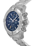  Shop Authentic Breitling Avenger Chronograph 45mm Blue Dial Silver Steel Strap Watch for Men - A13317101C1A1 - Luxxuri