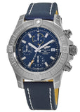  Shop Authentic Breitling Avenger Chronograph 45mm Blue Dial Blue Calfskin Strap Watch for Men - A13317101C1X2 - Luxxuri