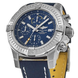  Shop Authentic Breitling Avenger Chronograph 45mm Blue Dial Blue Calfskin Strap Watch for Men - A13317101C1X2 - Luxxuri