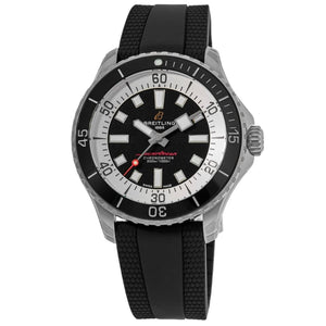  Shop Authentic Breitling Superocean Automatic 42 Black Dial Black Rubber Strap Watch for Men - A17375211B1S1 - Luxxuri