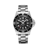  Shop Authentic Breitling Superocean II 44mm Black Dial Black Steel Strap Watch for Men - A17392D71B1A1 - Luxxuri