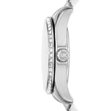  Shop Authentic Michael Kors Lexington Lux Three Hand Mother of Pearl Silver Dial Silver Steel Strap Watch for Women - MK7445 - Luxxuri