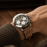  Shop Authentic Breitling Avi Chronograph 42 Curtiss Warhawk Green Dial Brown Leather Strap Watch for Men - A233802A1L1X1 - Luxxuri