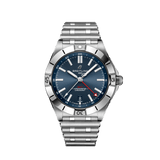  Shop Authentic Breitling Chronomat GMT 40 Blue Dial Silver Steel Strap Watch for Men - A32398101C1A1 - Luxxuri