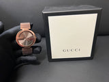  Shop Authentic Gucci Interlocking XL Brown Dial Brown Steel Strap Watch For Men - YA133211 - Luxxuri