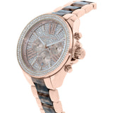  Shop Authentic Michael Kors Wren Diamonds Rose Gold Dial Two Tone Steel Strap Watch for Women - MK6159 - Luxxuri