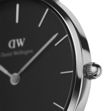  Shop Authentic Daniel Wellington Classic Petite Reading Black Dial Black Leather Strap Watch For Women - DW00100179 - Luxxuri