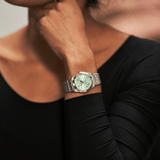  Shop Authentic Breitling Chronomat 32 Diamonds Green Dial Silver Steel Strap Watch for Women - A77310101L1A1 - Luxxuri