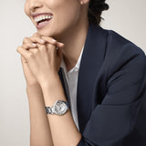  Shop Authentic Cartier Ballon Bleu De Cartier Silver Dial Silver Steel Strap Watch for Women - WSBB0048 - Luxxuri