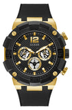  Shop Authentic Guess Navigator Chronograph Black Dial Black Rubber Strap Watch for Men - GW0264G3 - Luxxuri