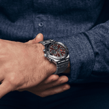  Shop Authentic Breitling Chronomat B01 42 Six Nations Wales Red Dial Silver Steel Strap Watch for Men - AB0134A61K1A1 - Luxxuri