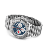  Shop Authentic Breitling Chronomat B01 42 Six Nations France Blue Dial Silver Steel Strap Watch for Men - AB0134A81C1A1 - Luxxuri