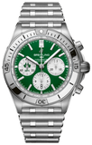  Shop Authentic Breitling Chronomat B01 42 Six Nations Ireland Green Dial Silver Steel Strap Watch for Men - AB0134A91L1A1 - Luxxuri