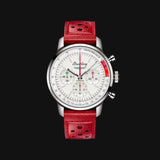  Shop Authentic Breitling Top Time B01 Ford Thunderbird White Dial Red Leather Strap Watch for Men - AB01766A1A1X1 - Luxxuri