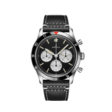  Shop Authentic Breitling Avi Ref. 765 1964 Re Edition Black Dial Black Leather Strap Watch for Men - AB09451A1B1X1 - Luxxuri